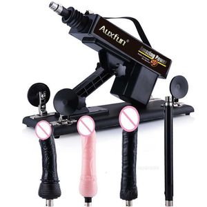 Sex Toys Massager Hismith Machines for Woman Automatisk kvinnlig onani Pumpning Gun 3xlr vuxna med stor dildo -maskin