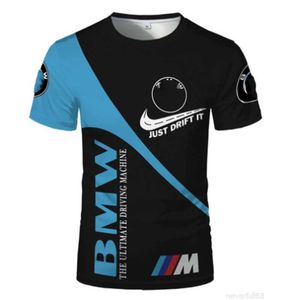 F1 Motorfiets Sport Male T-shirts Motorrad voor BMW Mens bijgesneden Kidstees Moto Racing Team Zomer T-shirts Eidk
