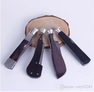 Other Smoking Small metal pipe cleaning tools variety of new ebony triple burner stainless steel pipe accessories