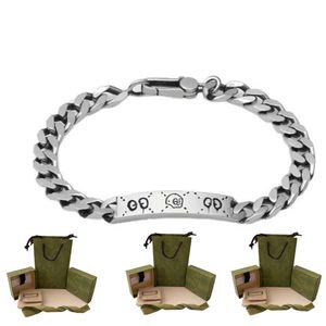 Mode europ￩en populaire 925 Bracelet en argent sterling masculin et femmes bracelets pour femmes