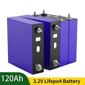 120Ah LiFePo4 Battery 3.2V Rechargeable Lithium Battery Cells Pack 12V 24V 48V For RV Cart Boat Yacht Solar Power Energy Storage