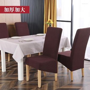 Chair Covers Jacquard Oversized XL Dining Cover Stretch Spandex Length Armchair Set Kitchen Banquet 1 Pack