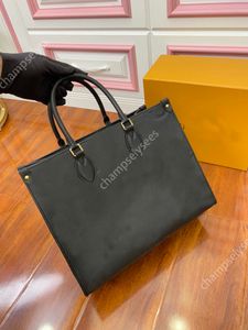 Moda ONHEGO GM MM M44925 Mulheres Luxuris Designers Bags Bolsas de couro genu￭nas Mensageiro Mensageiro de Bolsa de ombro Crossbody Totes Shopping Shopping32