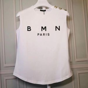 2023 Summer Designer moda donna T-shirt senza maniche in cotone Harajuku Street T-shirt da uomo casual sport più colori