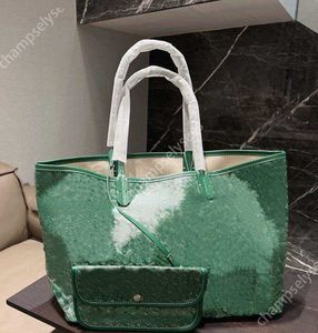 3A مصمم حقيبة الكتف كتف كروس الجلود الفاخرة Mini PM أزياء Women Handbag حقائب اليد الأخضر عبر الجسم التسوق 2pcs Wallet32