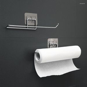 Hooks Kitchen Toilet Paper Tissue Holder Hanging Bathroom Towel Racks Cabinet Roll Stand Storage Rack