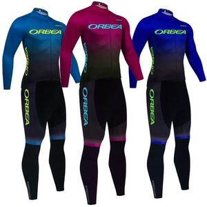 2024 Orbea Orca Bike Kurtka śliniaków Spodnie Suibs Men Ropa Ropa Clclismo Pro Pro Winter Thermal Polar Cycling Maillot Jersey Riding Clothing