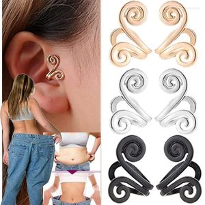 Backs Earrings 1pcs Fashion Women Men Acupressure Slimming Healthy Acupoints Non-pierced Ear Clip