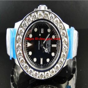 Hochwertige Uhr 126660 126600 Sea Dweller Deep Diamond Bezel 2813 Automatik Sea Black Dial DATE Herrenuhren Armbanduhren214J