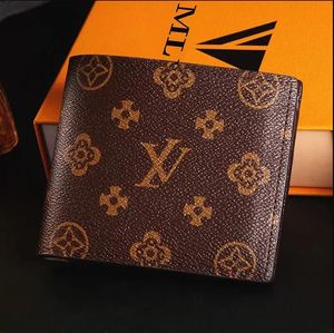 Top Luxury Leather Fashion Bags Designer Wallets Retro Handbag For Men Classic Card Holders Coin Purse GGs Louiseity 1 Viutonity LVS Wallet With Box Dust Bags