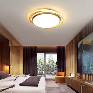 Luzes de teto Lâmpada de quarto simples Modern LED Personalidade Criatividade Minimalista Sala romântica Round Study Lâmpadas nórdicas