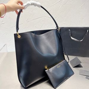 Designer Women Suzanne Maxi Hobo Shopping Bag France Luxury Brand SL Nappa Leather Tote Handv￤ska Lady Stora kapacitet Alligator axelv￤skor med myntv￤ska