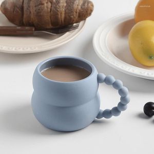 Tazze Zucchero Zucchero Tazza Stand Tazze Da Caffè Set Anno Regalo Design Semplice Fidanzata Speciale Regali Originali E Divertenti Blu La Tazza