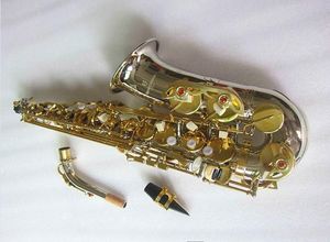 Ny sax YANAGISAWA A-992 Eb altsaxofon nickel silverpläterad kropp och guldpläterad nyckel Perfekt utseende E platt professionella musikinstrument med fodral