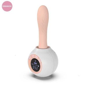 Sex Toy Massager Draimior New Machine for Women Heating Dildo Vibrator Remote Control Led Display Telescopic Rods Adult y Toys