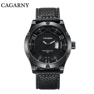 2021 Watch Men's Watch Cagarny Multifunction Quartz Movimento Golden Men Watches Orologia di Lusso199b