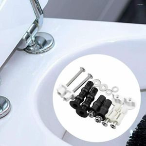 Badtillbehör Set Toalettstol Hinge Blind Hole Fixing Nut Screw Rubber Back Packning Bra styrka Motstånd Åldrande Toughnes Crew Washers Kit