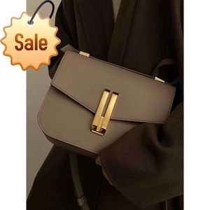 Cross Body Designer Shoulder Bags Crossbody 2023 New Demellier Women's Leather One Shoulders Light S Small Square Bag Factory Direct Sales