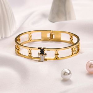 Projektant bransoletki damski Banles luksusowa biżuteria ze stali nierdzewnej kryształ 18 -karatowy złoto 925 Srebrna platowana bransoletka miłośnicy prezenty Nowy modny znaczek