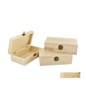 Jewelry Pouches Bags Pouches 2021 Men Women Wood Brooch Packaging Case Box Luxury Groom Bow Tie Wedding Party Neck Wooden Bowtie Pa Dhnto