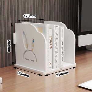 DIY wood file tray filing products magazine organizer desk accessories bookrack study desktop Bookends set