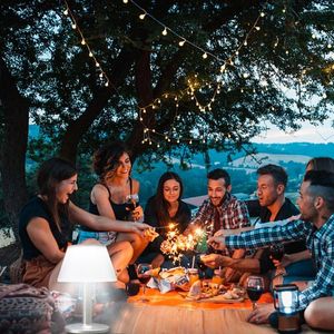 Lâmpadas de mesa decoração solar Energia luminosa economia de proteção à prova d'água Proteção para os olhos interior para quarto de escritório