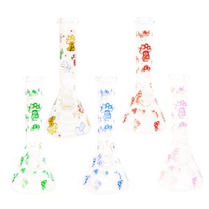 Mushroom pattern creative filtered water pipe glass men's universal filter smoking cessation kit