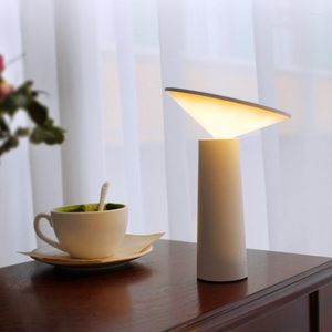 Table Lamps USB Led Lamp Night Light 3 Modes Touch Switch Desk Eye Protection Dimmable For Reading Bedside Living Room