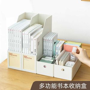 Multi-Functional Office Supplies File Racks Plastic Desktop Organiser Desk Storage Products Accessories for Home