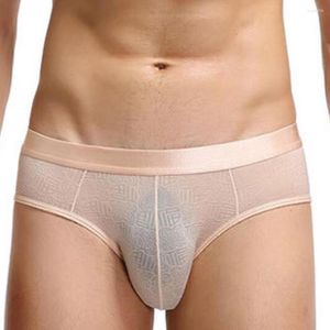 Unterhose Männer Weiche Sexy Low-taille Kurze Nahtlose Atmungsaktive Shorts Unterwäsche Durchsichtig Mode Homosexuell Kleidung Sissy Höschen