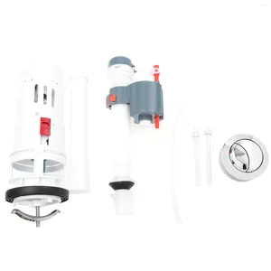 Badtillbeh￶r Set ToiletTank Drain Reparation Vattenknapp Knappar Verktyg Inlopp Flush Kit t￤tning