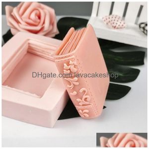 Candles Przy Book Soap Molds P O Album Mod Sile Fondant Handmade Mold Clay Resin Candle 220531 Drop Delivery Home Garden Dho4S