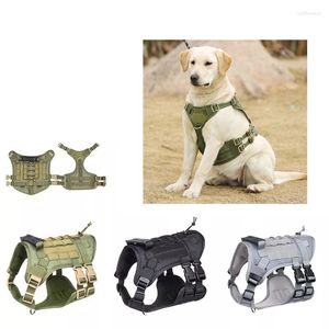 Dog Collars Pet Harness Military Training Vest German Shepherd Hiking Harnesses For Small Large Dogs Chest Strap Supplies