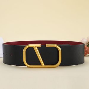 Classic Luxury designers belt Bred version Enfärgade dambälten Lyx nålnål Spänne Bredd 7 cm storlek 95-115 Modetrender present mycket trevlig