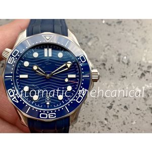 Erkek Saatler 43.5mm Siyah Seramik Çember Titanyum Otomatik Cal.8806 Hareket Eksenel Saat Erkekler Diver 300m Kristal Kara Şövalye Luminova VSF kol saatleri