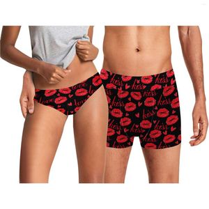 Sous-pants Sexy Lover's Underwear Men Men Mens Boxers Shorts Cartoon Imprimé Male Pautes Couples Couples
