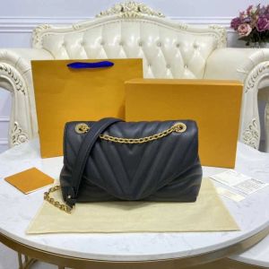 Evening bag Real Leather New Wave Women Shoulder Crossbody Bags Designer Luxury Handbags Vintage Messenger Bag Pochette Clutchs Lady Purses