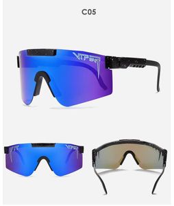2023 Gözlük Açık Gözlük Çukuru Viper Yeni Spor Güneş Gözlüğü Erkekler Polarize TR90 Malzeme UVA/UVB lens Güneş Gözlükleri Kadınlar Orijinal Vaka Hediyeleri UV400 Koruma