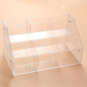 Storage Boxes 1pc Makeup Organizer Enlarged Compartment Tiered Cosmetics Holder For Brushes Skincare
