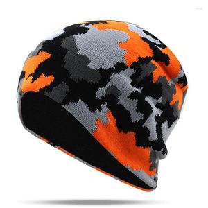 Cycling Caps Outdoor Sports Running Climbing Windproof Camouflage Hat Winter Hunting Riding Fishing Warm Tactical Fleece Cap