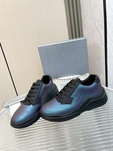 Sneakers da uomo Polarius Scarpe casual da uomo Designer Triangolo modello nylon traspirante tomaia in schiuma suola leggera scarpe formali