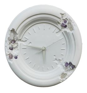 Home Furnishings Crystal Corrosion Area Available Wall Clock Future Relic Eroded Crystal Stone Art Drops Collection Sculpture Plas8099383