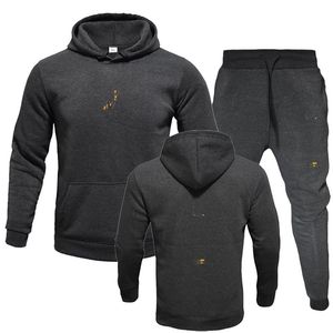 Sweatpants And Hoodie Set Tracksuit Men Hooded Sweatshirt Pants Pullover HoodieSuit Casual Men Clothes