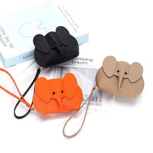 Fashion women's purse pendant Cute change cartoon elephant mini zipper hold lipstick organizer bag