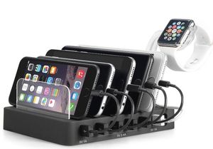 Cep Telefon Şarj Cihazları MultideVice Şarj İstasyonu Stand Masaüstü Organizatörü Akıllı telefonlar için 456port USB şarj cihazı ile uyumlu