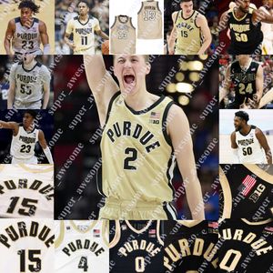 NCAA Purdue Boilermakers koszulka koszykówki Zach Edey Braden Smith Caleb Fletst Fletcher Loyer Mason Gillis Ethan Morton Will Berg Trey Kaufman -nnn Lance Jones