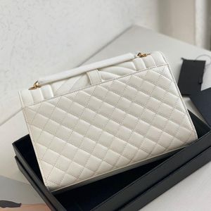 7A quality designer Womens handbags envelope bag fashion grain embossed leather cross body messenger designers chain shoulder bags