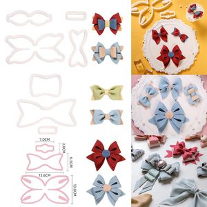 Baking Moulds Cookie Cutter Ribbon Bows Fondant Molds Sugar Paste Cake Mold Cupcake Toppers Decoration Tools