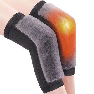 Ginocchiere invernali in peluche Comfort scaldamuscoli termici Maniche per le gambe per la corsa in palestra Yoga Fitness Capelli finti caldi