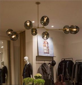 Adelman Modern Glass Balls Loft Chandelier Magic Beams Pendant Hanging Lamp Light Luxury Branch Lighting Fixture Living Room6650557